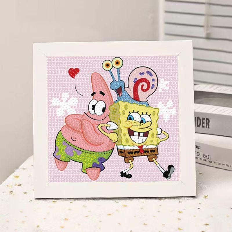 High-End Diamond Painting Diy Van Gogh Starry Sky Cat Creative Handmade Toy Table Decoration Diamond Painting With Frame