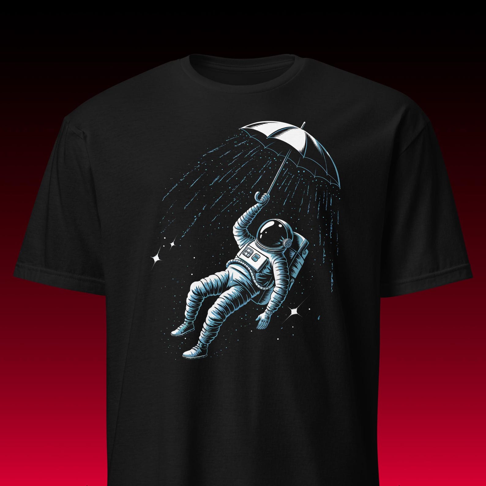 Surreal Astronaut Tee | Spacecore Aesthetic | Retro Sci-Fi Graphic Shirt S