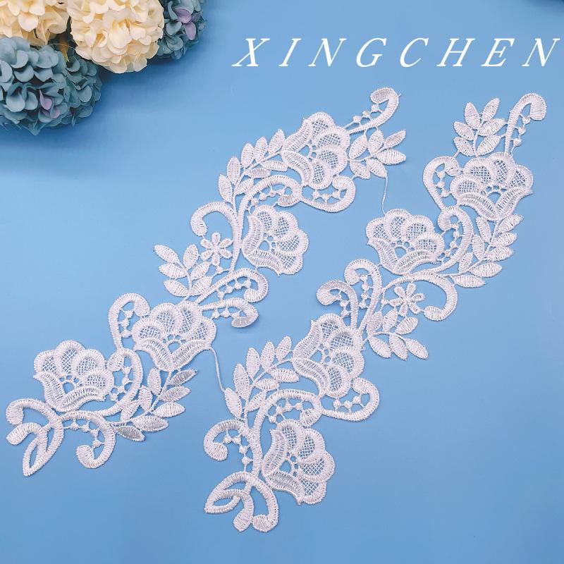 Water Soluble Embroidery Lace Flower To Flower Collar, Water Soluble Embroidery Lace Lace Cloth, Water Soluble Embroidery Flower Accessories