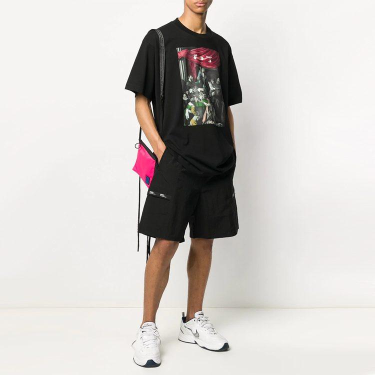 OFF-WHITE Caravaggio-print T-shirt OMAA038E20JER0051010