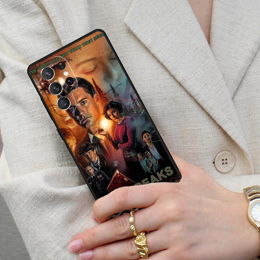 twin peaks SOFT Cell Phone Case for Samsung Galaxy S26 Ultra S25 S24 S23 S22 S21 S20 Note10 Cover