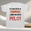 This Great Body Who Needs Hair Funny Mens T Shirt with Spanish Text Camiseta Cotton Novelty Short Sleeve Humor Tshirt