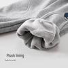 Boys' Fleece-Lined Velvet Sweatpants: Thin, Autumn/Winter Outdoor Wear, Year of the Horse Design.