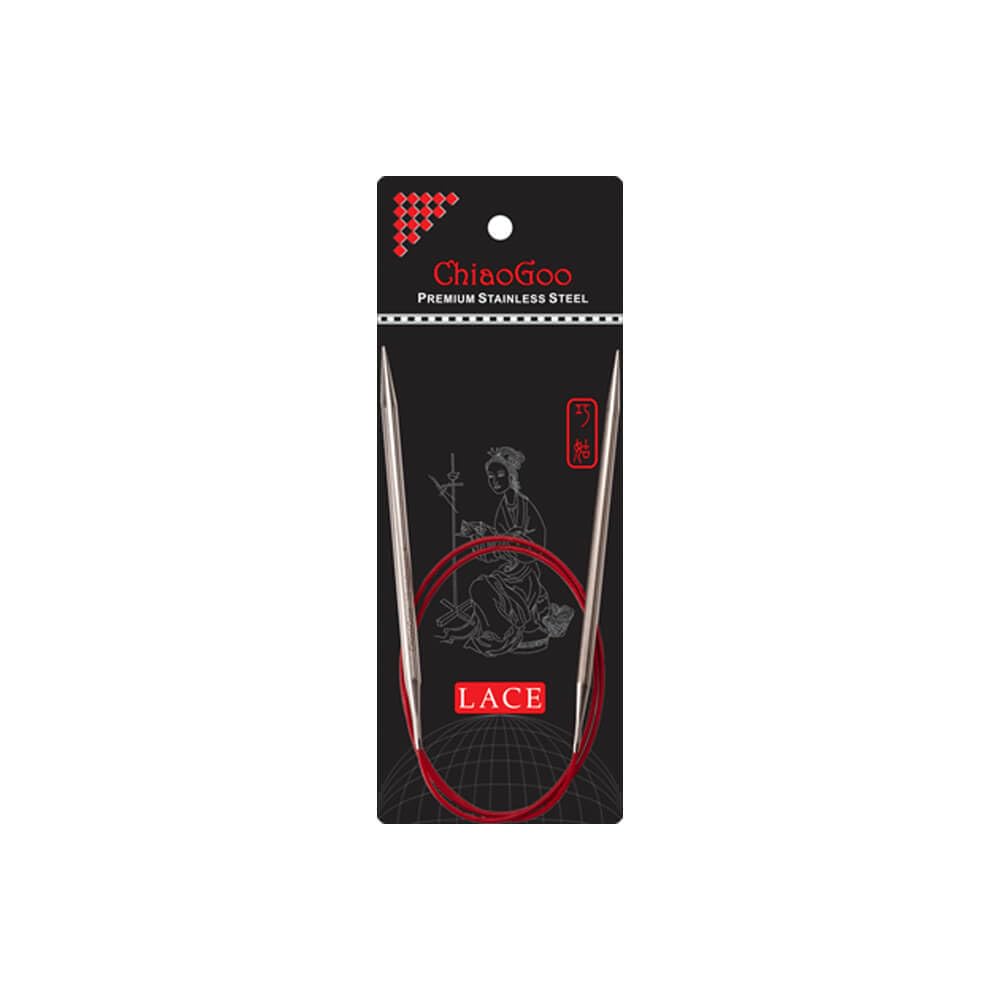 Круговая спица ChiaoGoo CG7024-17 Red Lace - 60 см (24 ) Размер US 1.5 (2,5 мм)