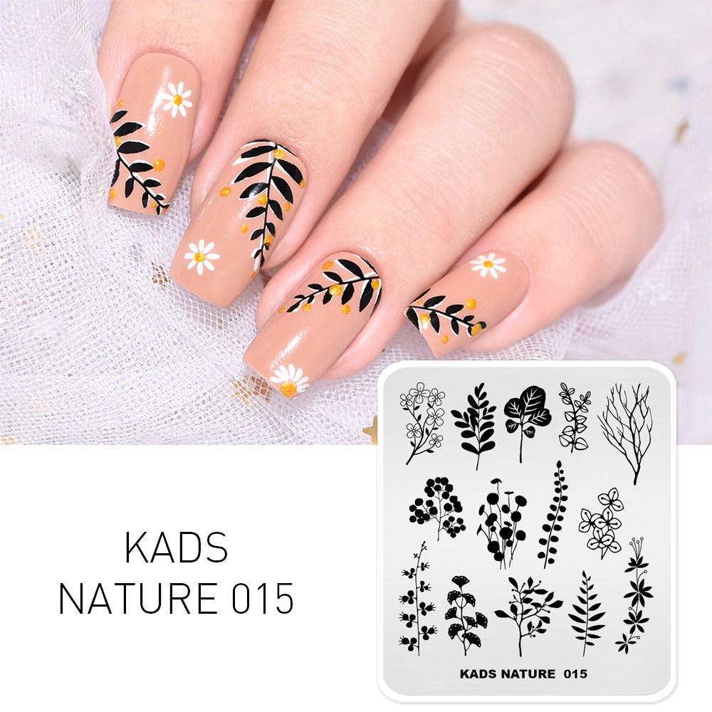 kads Nail Stamping Plates Nail Art Printer Template Stamp Nails Accessories Manicure Design Nail Art Tools Manicure Stamp