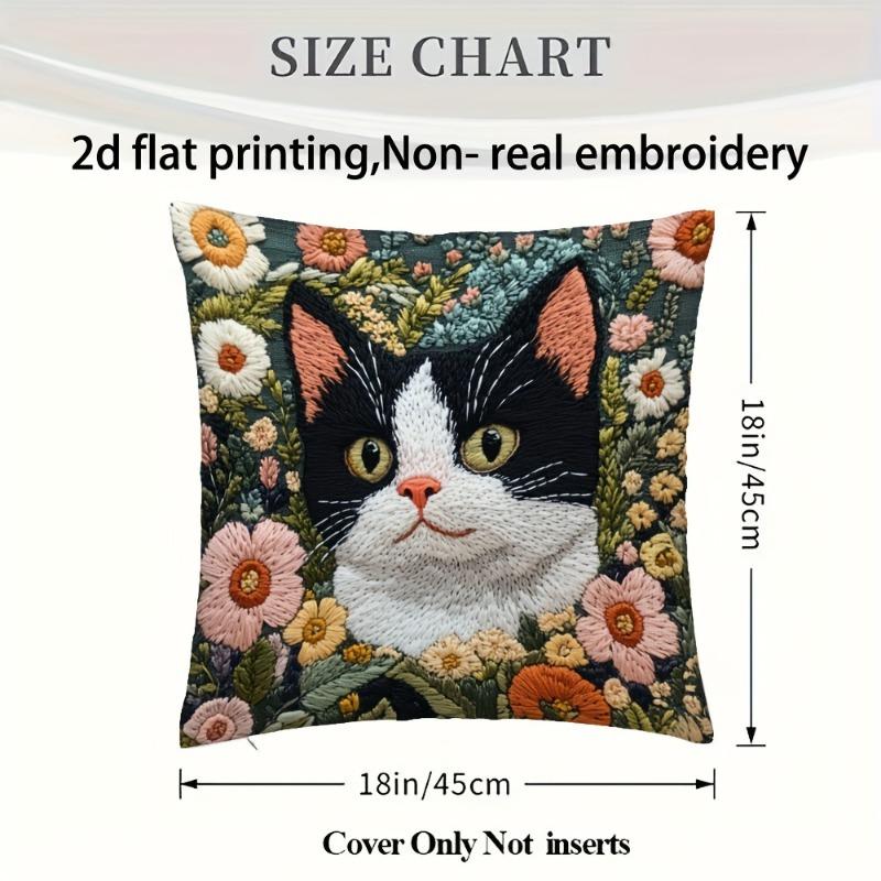 45cm Short Plush Smiling Donkey Pillowcase 2D Flat Printing Cartoon Animal Sofa Cushion Cover Home Decorative Bed Pillow Case Bedding Homes Textiles