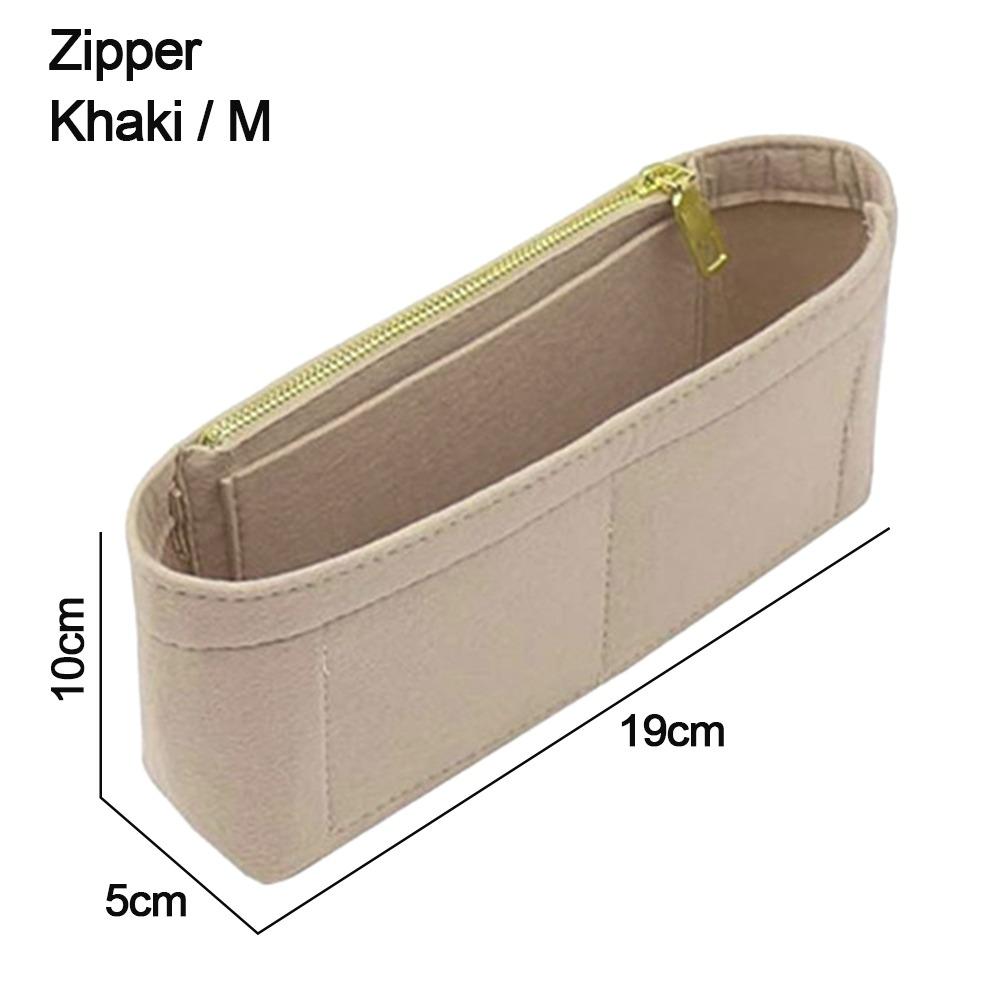 Portable Felt Handbag Insert Bag Black Khaki Storage Organization Internal Bag Purse Liner For Marmont