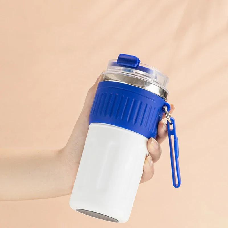 Stainless Steel Thermos Coffee Bottle Leak-proof Vacuum Flask Insulated Cup 510ml