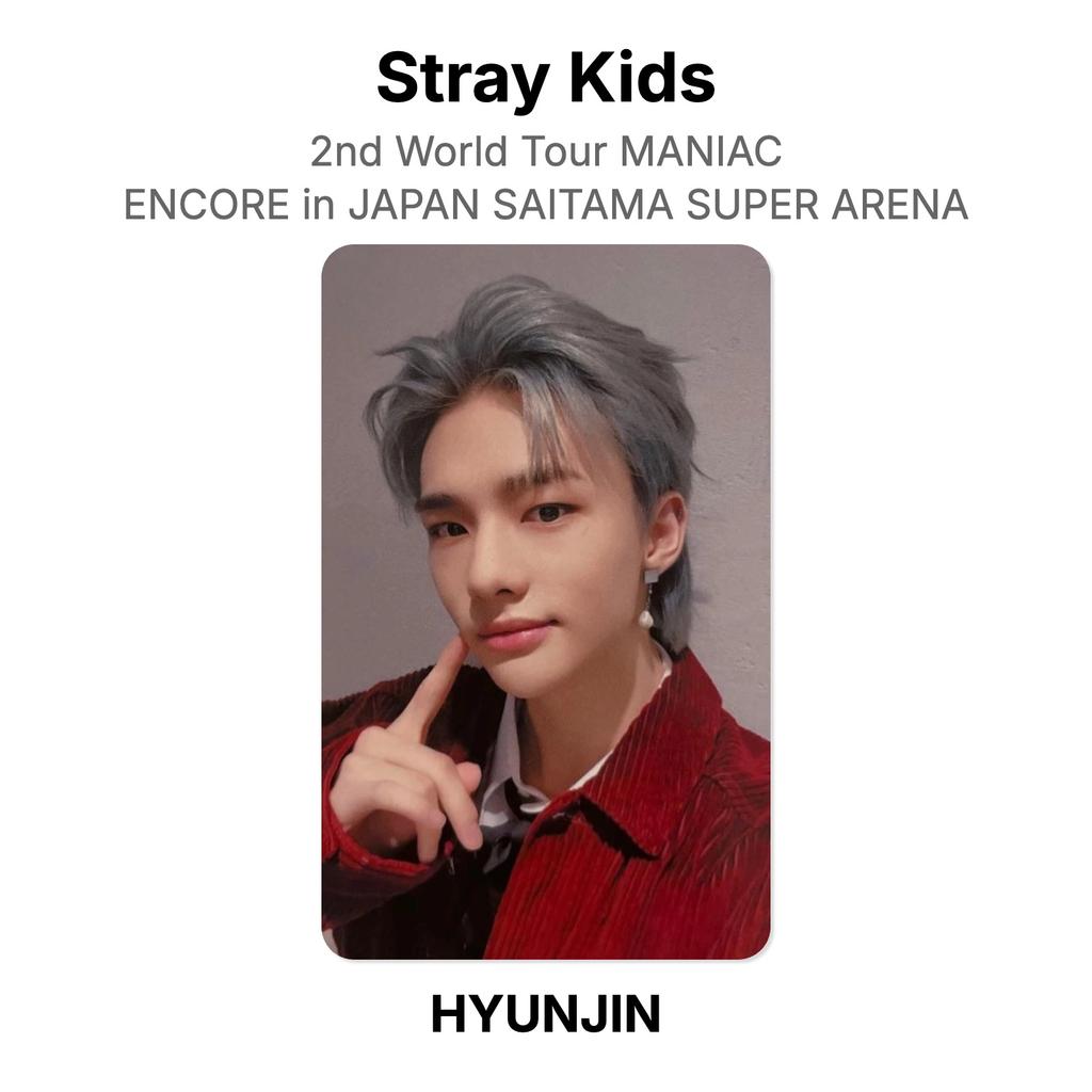 Stray Kids 2nd World Tour MANIAC ENCORE in JAPAN SAITAMA SUPER ARENA Official Photocard