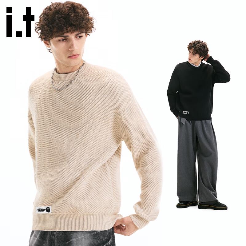 Fingercroxx Men's Korean Style Casual Knit Sweater