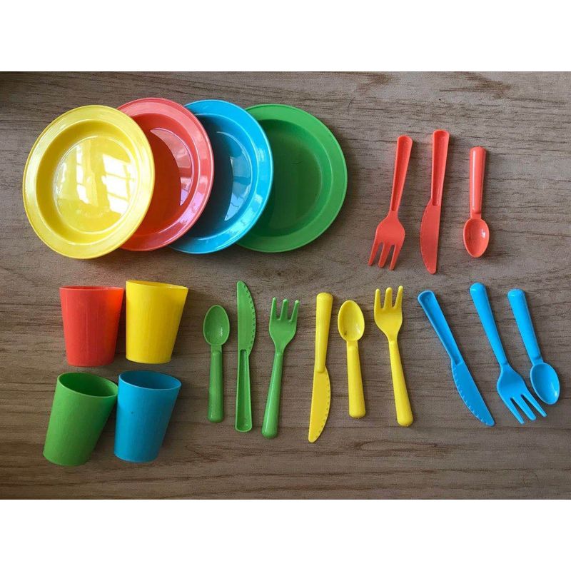 

Kids Play House Kitchen Tableware Toys Baby Girl Washing Bowl Washing Dish Cooking Plate Water Cup Drain Basket Yellow 20-piece set