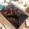 3D HD Sekiro Series Game Gamer Area Rug,Carpet Rug for Home Living Room Bedroom Sofa Doormat Decor,kids Play Non-slip Floor Mat
