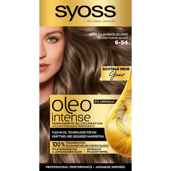 

Краска для волос Syoss Oleo Intense 6-54 Темно-русый 1