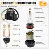Cyleto GY6 Starter Solenoid Relay For 4-Stroke 110Cc 150Cc 50Cc 125Cc 200Cc 250Cc 70Cc 90Cc ATV 4 Wheel Scooter Go Kart Quad Moped Dirt Pit Bike