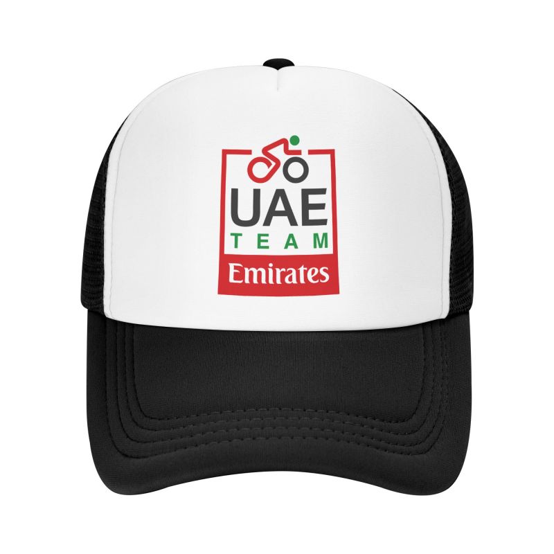 UAE Road Vehicle Print Mesh Baseball Cap Summer Breathable Sun Visor Hats Unisex Adjustable Snapback Caps Adults Trucker Hat