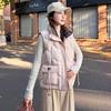 Modische lässige vielseitige kurze kleine Daunen-Baumwollweste Damen neue Jacke verdickte Baumwollweste