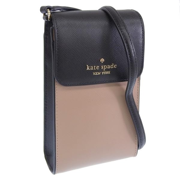 Kate Spade Women s Shoulder Bag, Outlet Brand, BeigeBlack, NSFP PHN CRSBDY KC512 200 [Used]