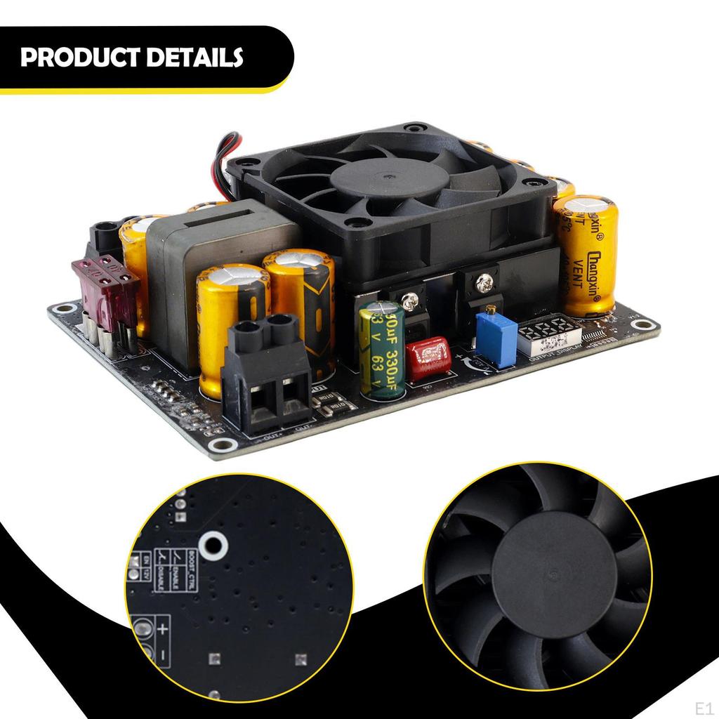 Boost Converter Module Audio Upgrade 500W for Marine Electric Vehicles Truck