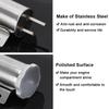 2"x13" Stainless Steel Radiator Overflow Tank Bottle Catch Can Car Modification Radiator Cooling