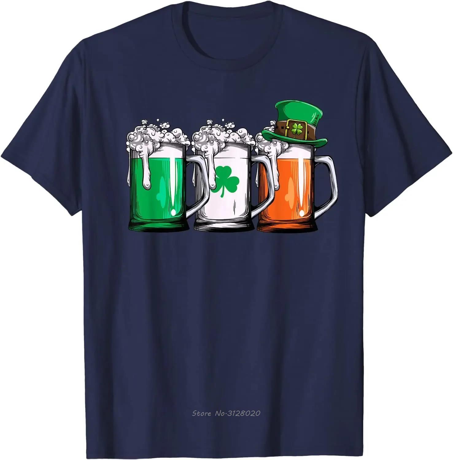 

Irish Beer Ireland Flag St Patricks Day Men Women Leprechaun TShirt Cotton Oversized Tshirt Fashion Casual T Shirt Tops Tees S