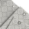 Fashionable Floral Shower Curtain With Modern Patterns For Bathroom Decor White Beige Colors Available!