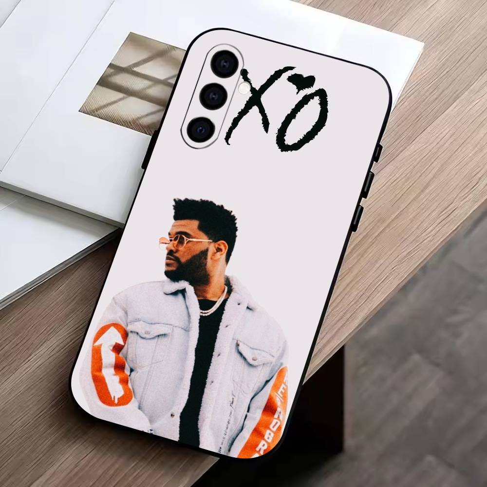 singer-The W-Weeknd XO Phone Case For Samsung Galaxy A73,A72,A71,A70,A53,A52,A51,Others Soft Black Cover