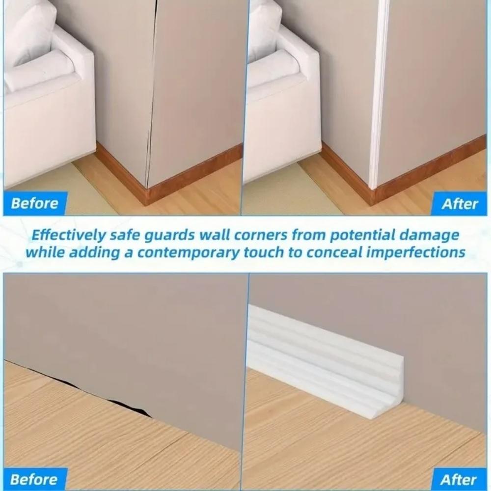 1pc 1mX2cm Wall Corner Protector Peel and Stick Wall Molding Trim Flexible Corner Guard Edge Protector Corner Guard Strip