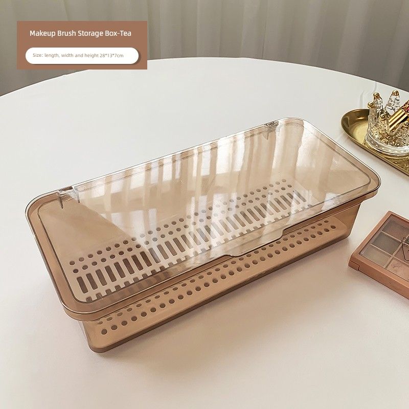 

Коробка для хранения пуховок для макияжа, подвесная сетка, косметическое яйцо Tea storage box