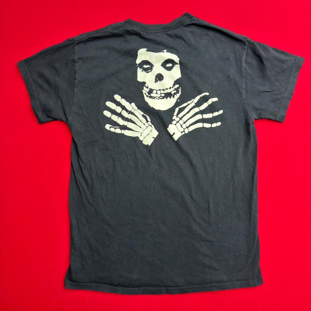 The Misfits Band Tee Mens Medium Black Fiend Skull Graphic Punk Rock T-Shirt