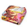 Fridaes Kahloes Merch Blankets Super Soft Flannel  Throw Blanket Relax Bedspread