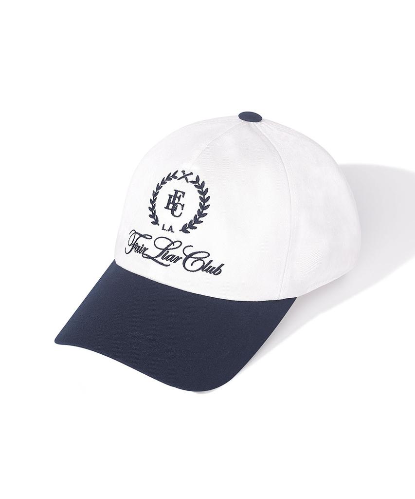 FAIRLIAR CLUB Flc Edw Cotton Baseball Cap_White
