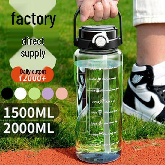 316 Edelstahl Isolierter Doppelnutzungs-Trinkbecher - Große Kapazität Tragbarer Kessel für Studenten