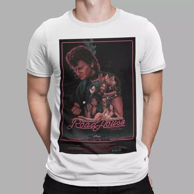 Camiseta Road House Película de los 80 Retro Película Patrick Swayze Camiseta Clásica Unisex