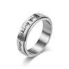 2026 Fashion Trend Rotatable Ring Ring Inspirational Compression Relief Anxiety Hand Jewelry