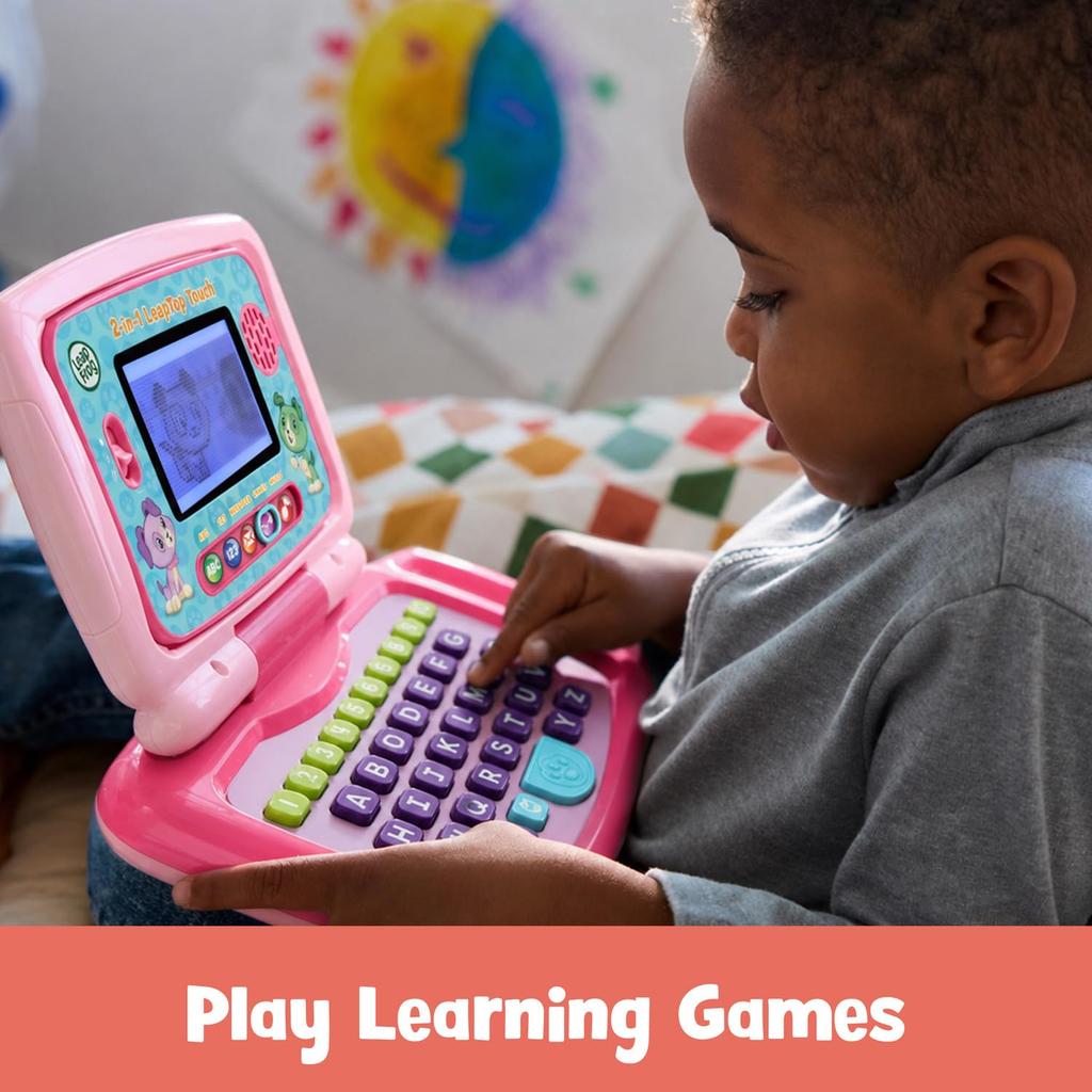 LeapFrog 2-in-1 LeapTop Touch, Pink