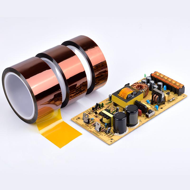 Thickened 0.08mm Gold Finger Tape High Temperature Resistant Battery Insulation Circuit Board Protection AntiStatic SingleSide