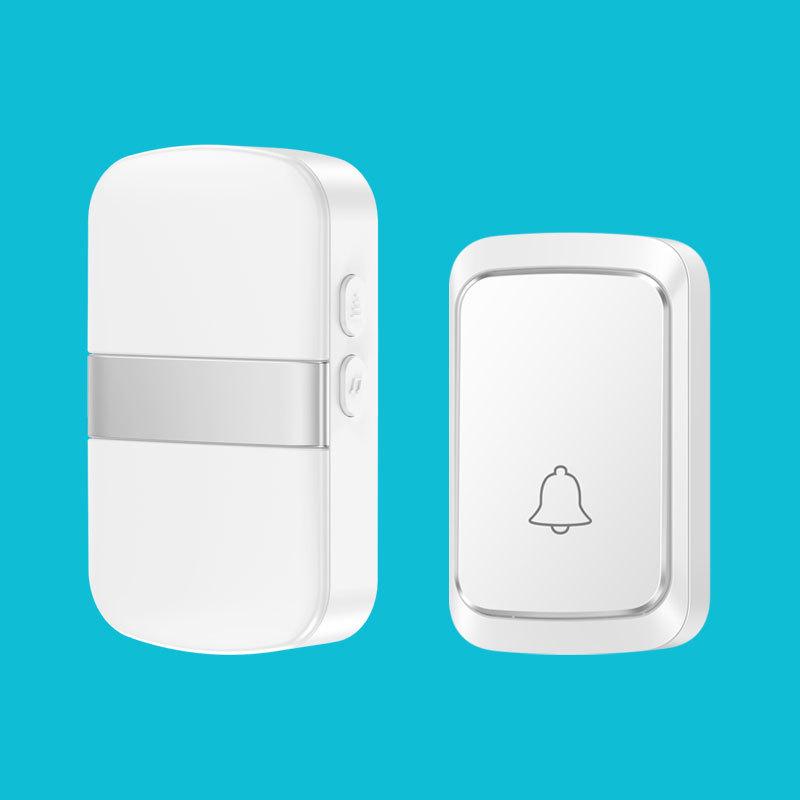 Battery-Powered Wireless Doorbell: No Plug-In, Waterproof, Long-Range Smart Call Button for Homes & Elderly Users