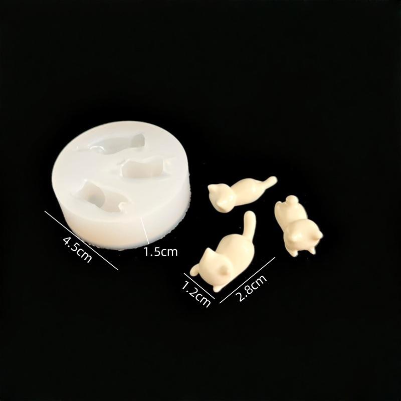 Small Nose Kitten Sandwich Cookie Silicone Mold - Food-Grade & Flexible