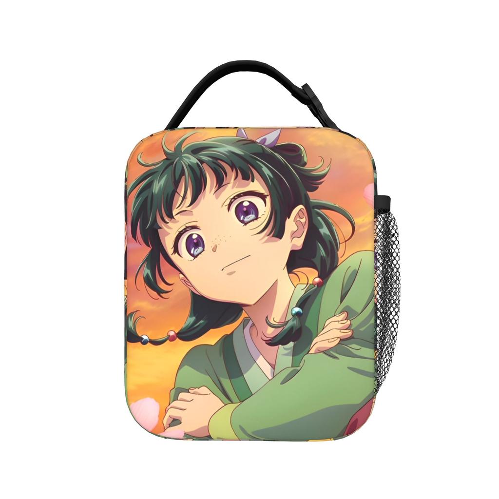 Maomao Jinshi Anime Sacs à déjeuner isothermes Portables Les Carnets de l'apothicaire Contenant à déjeuner Sac isotherme Sac fourre-tout Boîte à lunch Plage Pique-nique