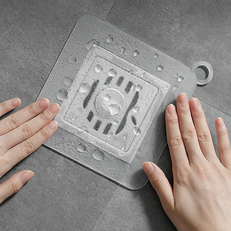Thick Silicone Floor Drain Deodorant Cover Bathroom Deodorant Insect-Proof Seal Household Sewer Pipe Sink Anti-Smell Floor Cover