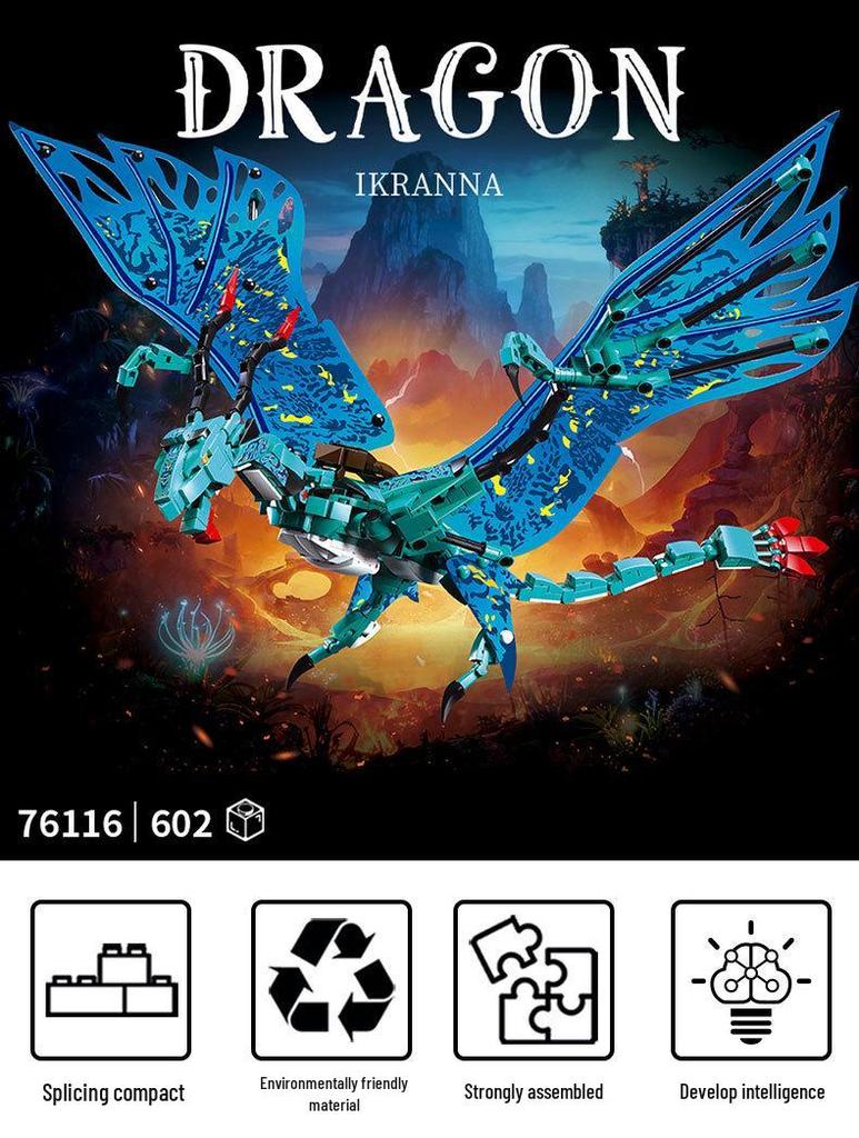 Avatar Jake's Mecha Pterodactyl Building Blocks Toy for Kids