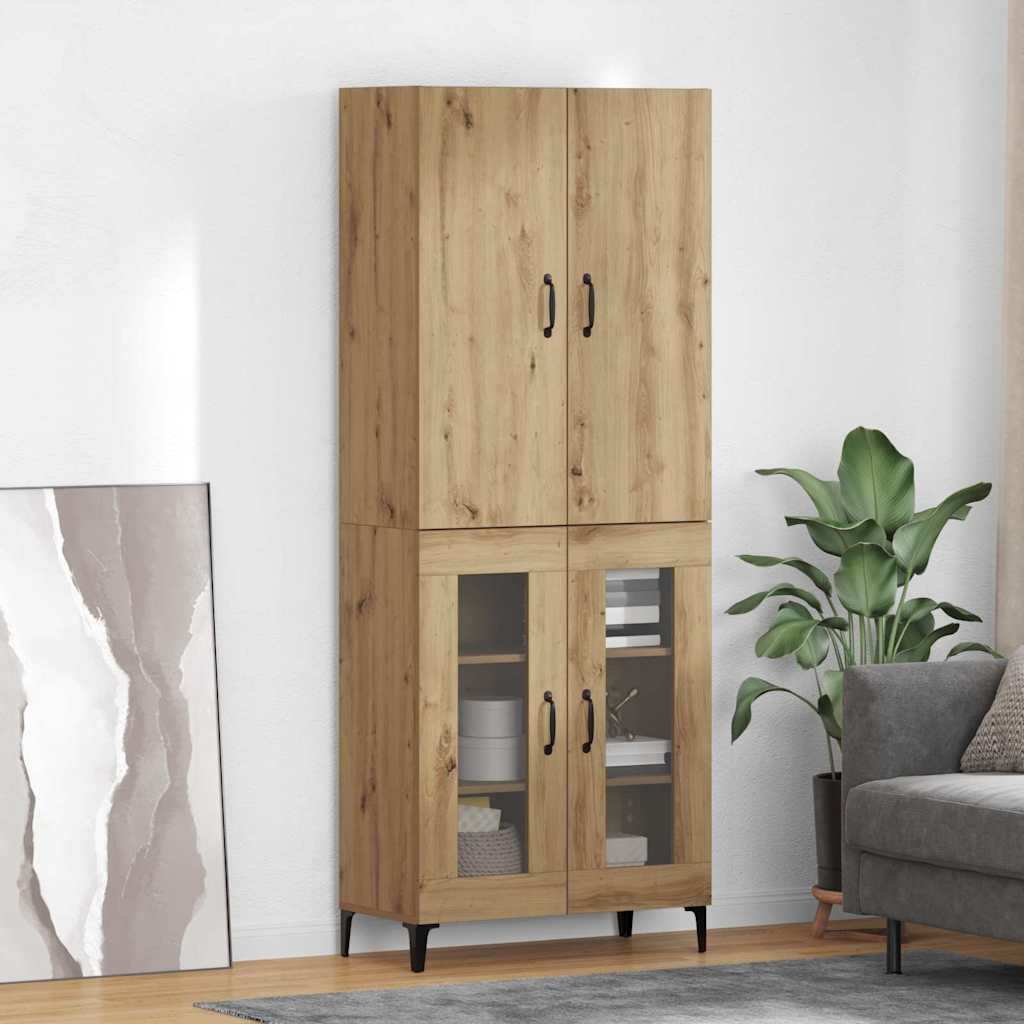 Highboard Artisan Oak 69.5 x 34 x 180 cm Particleboard