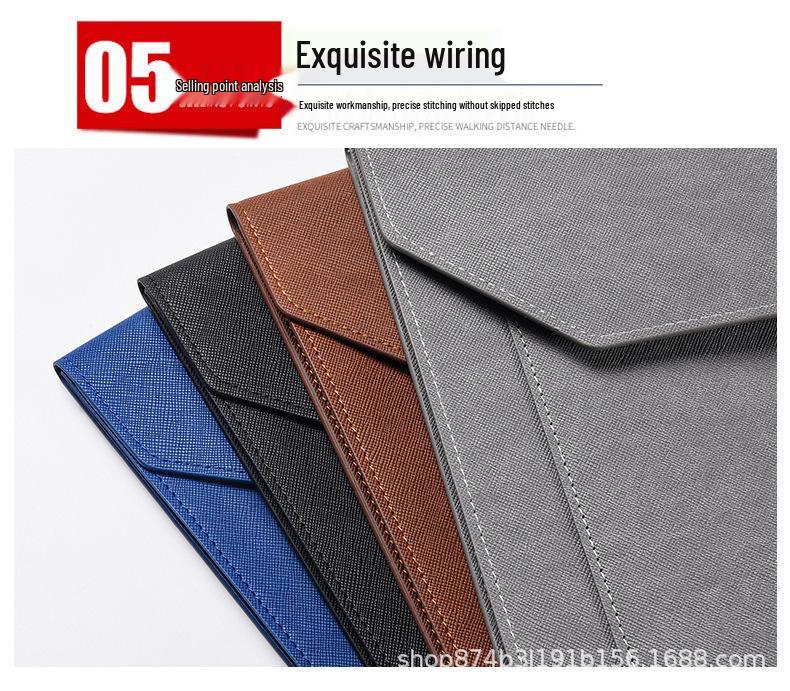 Leather Document Bag for Contracts and Invoices, A4/A5