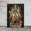 Shiva Hinduism Goddess of India Wall Art Canvas Painting God of Destruction Wall Pictures For Living Room Nordic Poster Unframed