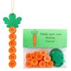 DIY Button Easter Ornament,Rabbit/Carrot/Eggs Button Pendants Easter Button Crafts Making,Holiday Hanging Decors Gift