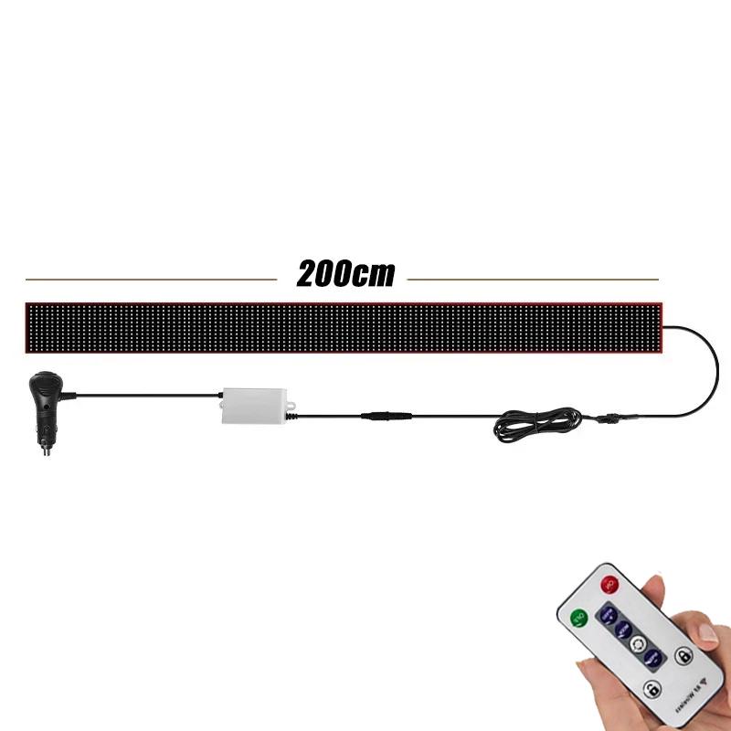 Car Mounted LED Soft Screen Truck Devil Eye Matrix Pixel Panel Waterproof Car Decoration Accessories Sign Board Remote Control