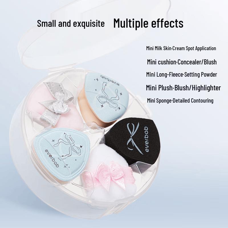 Everbab Makeup Puffs & Beauty Tools 6 Pcs