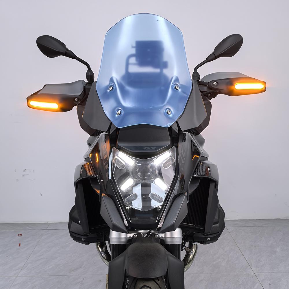 For BMW R1300GS R 1300 GS 2023-2026 Windshield Bilateral Air Deflectors Motorcycle Tank Side Wind Deflector Spoiler Windscreen