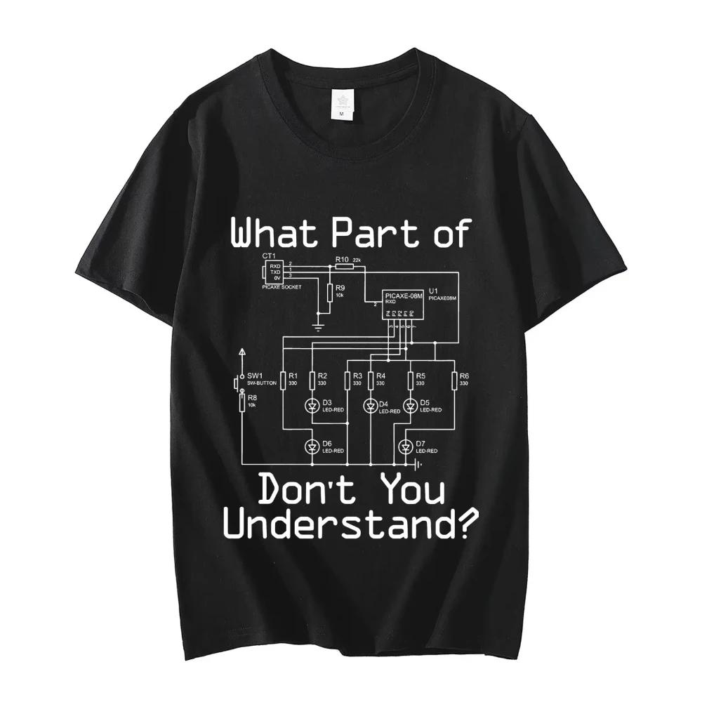 Damen Lustige Elektriker T-Shirts Elektrischer Schaltplan Ehemann Papa Aift T-Shirt Mode Lässig Kurzarm Damen T-Shirts