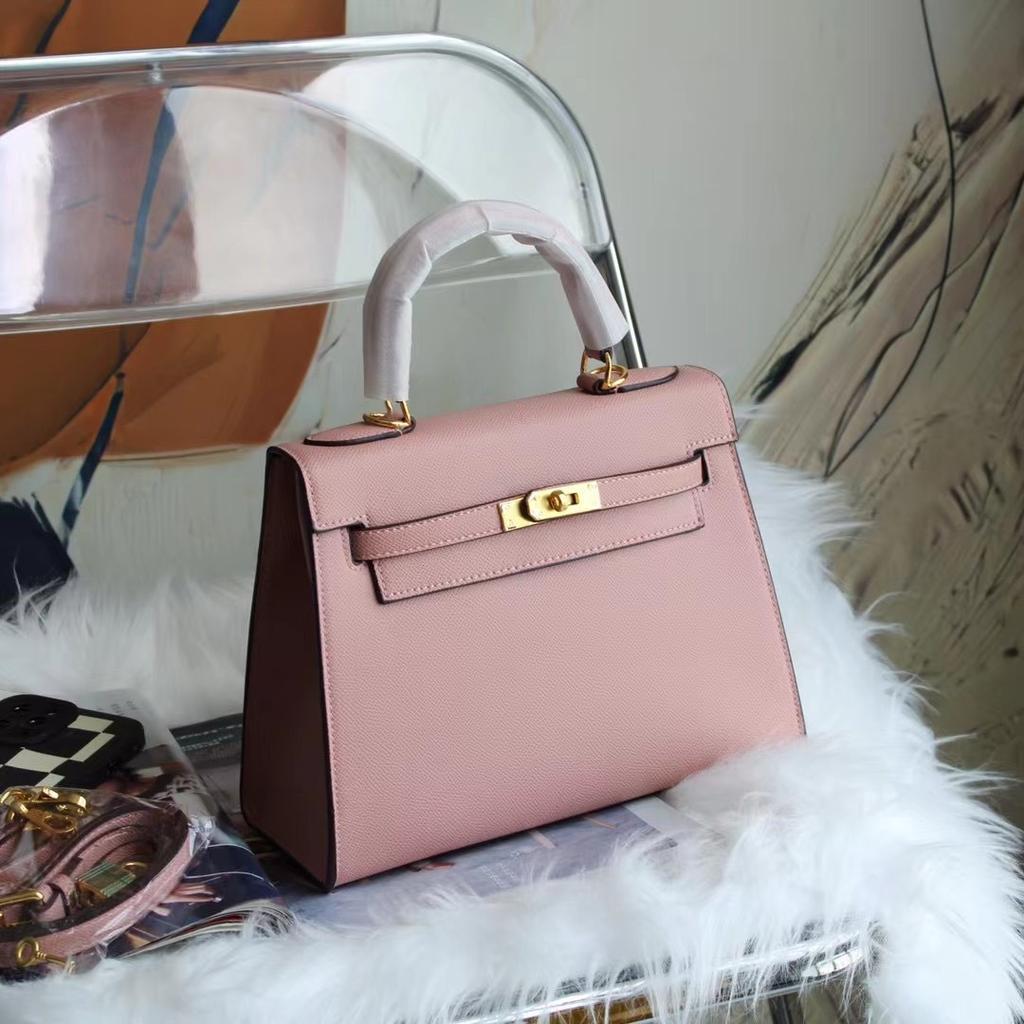 2025 neue High-End-Handtasche der zweiten Generation, leichter Luxus, für Damen, schlicht und vielseitig, Single Shoulder, diagonal zu tragen, Leder Kelli Tasche